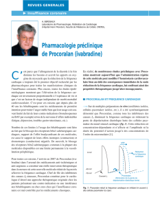 Pharmacologie préclinique de Procoralan (ivabradine)