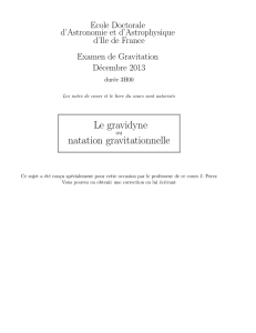 Le gravidyne - ENSTA ParisTech