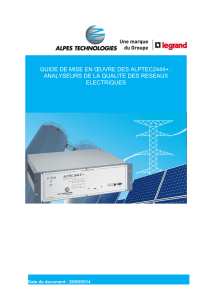 guide de mise en œuvre des alptec2444+