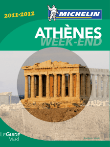Athènes Le Guide Vert Week-end 2011