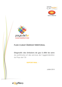 PLAN CLIMAT ÉNERGIE TERRITORIAL