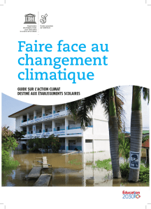 Faire face au changement climatique: guide sur l`action climat