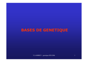 BASES DE GENETIQUE