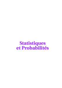 Statistiques et Probabilités - Mathématiques de M. Delgado