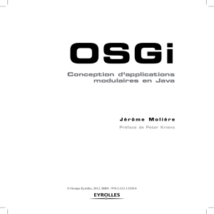 OSGi Conception d`applications modulaires en Java
