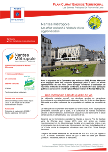 Nantes Métropole, une métropole à haute qualité de vie