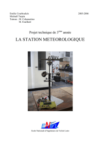 la station meteorologique