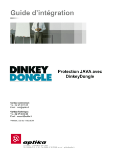 APLIKA - Guide Dinkey protection JAVA