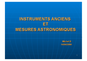 Instruments astronomiques