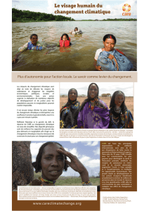 Le visage humain du changement climatique