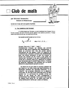 Club de math