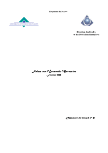 Fiches sur l`Économie Marocaine