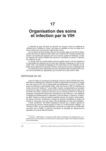 17 Organisation des soins et infection par le VIH - TRT-5