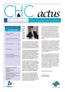 CHC ACTUS n°28 Juin 2015