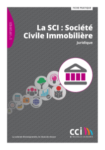 La SCI : Société Civile Immobilière
