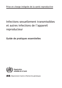 Infections sexuellement transmissibles et autres infections de l