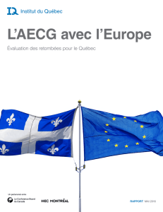L`AECG avec l`Europe - Conference Board of Canada