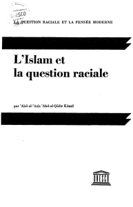 L`Islam et la question raciale - UNESDOC