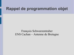 Programmation objet