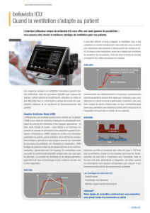bellavista ICU: Quand la ventilation s`adapte au patient