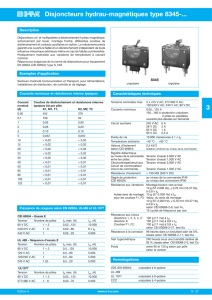 Disjoncteurs hydrau-magnétiques type 8345-... 3