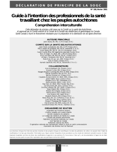 guide a l`intention des professionnels de la sante travaillant chex les