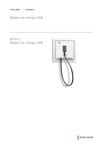 Station de charge USB 6474 U Station de charge USB