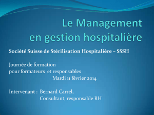 Le Management en gestion hospitalière