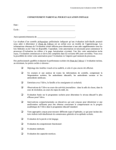 Page 1 Consentement pour évaluation initiale 10/2008
