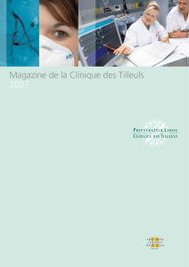 Magazine de la Clinique des Tilleuls 2007
