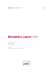 Baromètre cancer 2010 - Soleil et cancer