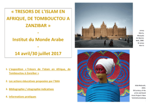 « TRESORS DE L`ISLAM EN AFRIQUE, DE TOMBOUCTOU A