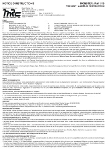 notice d`instructions monster jam 1/10