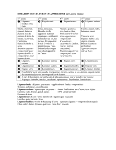 Rotations des cultures ou assolements