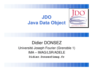 JDO Java Data Object