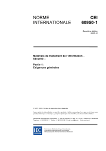 norme internationale cei 60950-1