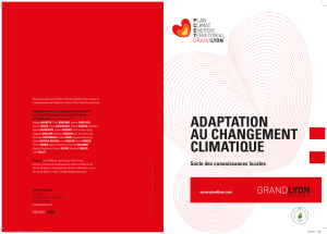 ADAPTATION AU CHANGEMENT CLIMATIQUE