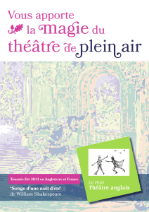 Vous apporte - The Little English Theatre