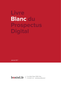 Livre Blanc du Prospectus Digital