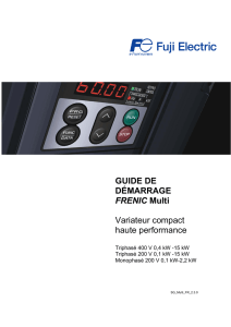 caracteristiques / guide demarrage