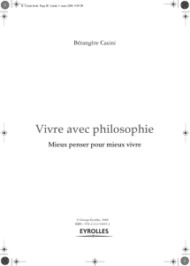 Vivre avec philosophie