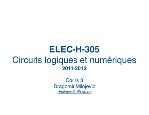 ELEC-H-305 Circuits logiques et numériques