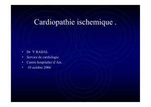 cardiopathie ischemique.
