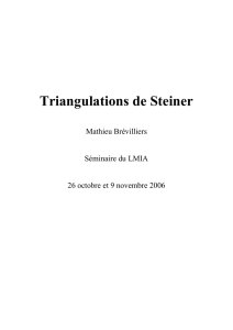Triangulations de Steiner