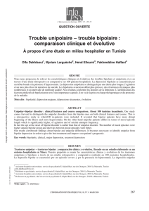 trouble bipolaire - John Libbey Eurotext