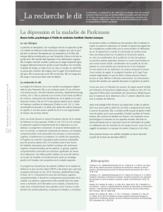 Fortin, Bruno (2014). La dépression et la maladie de Parkinson
