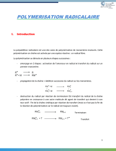 polymerisation radicalaire - e