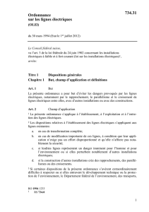 Ordonnance sur les lignes électriques 734.31