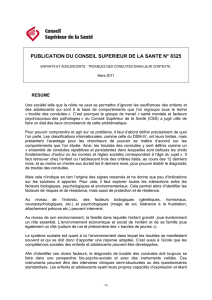 PUBLICATION DU CONSEIL SUPERIEUR DE LA SANTE N° 8325
