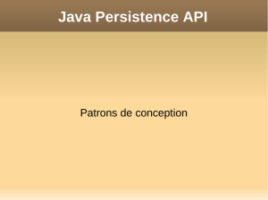 Java Persistence API - e